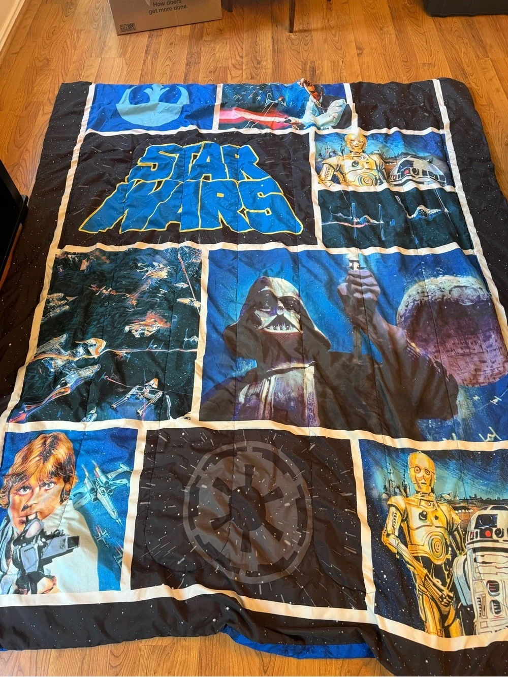90s Vintage Star Wars Reversible Comforter – Twin/Full